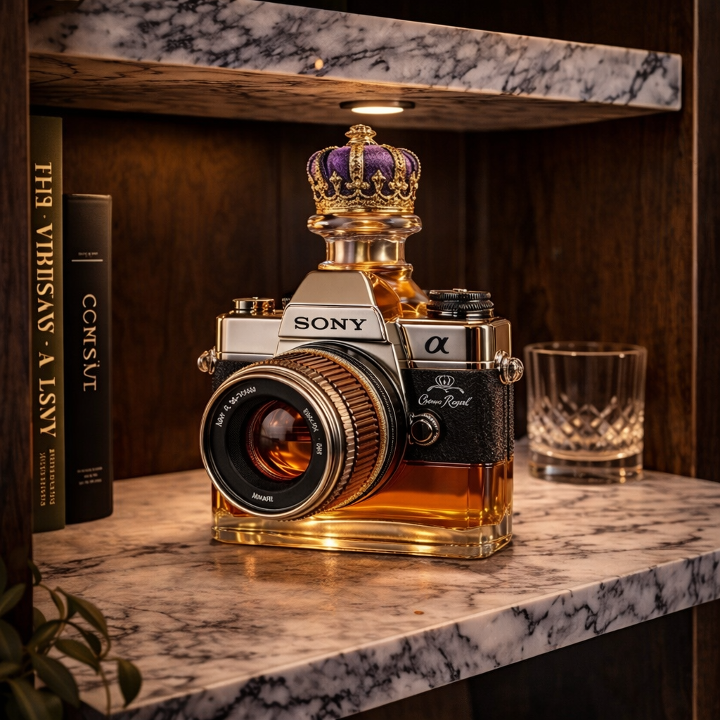 Viskio grafinas „Fotoaparatas“