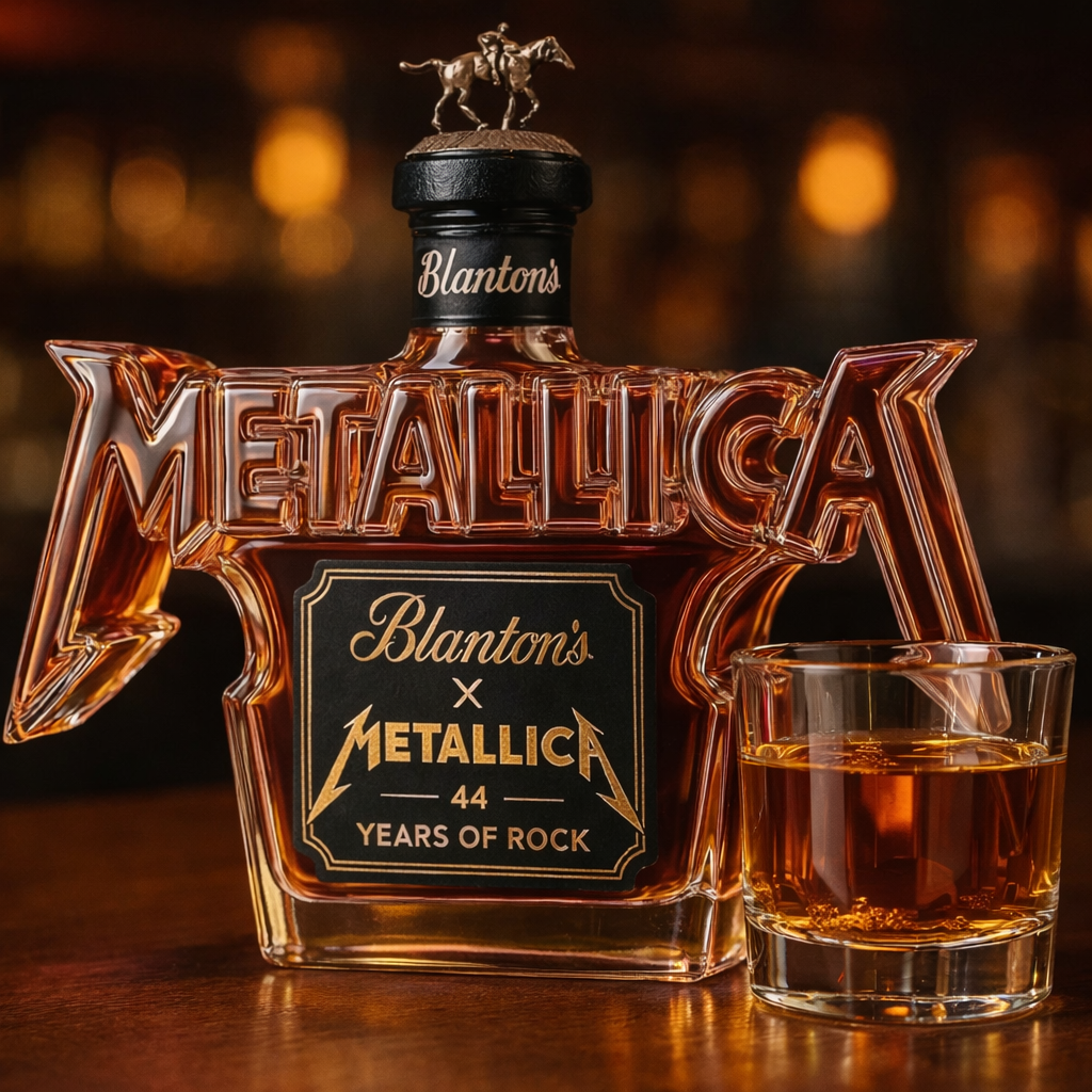 Viskio grafinas „Metallica“