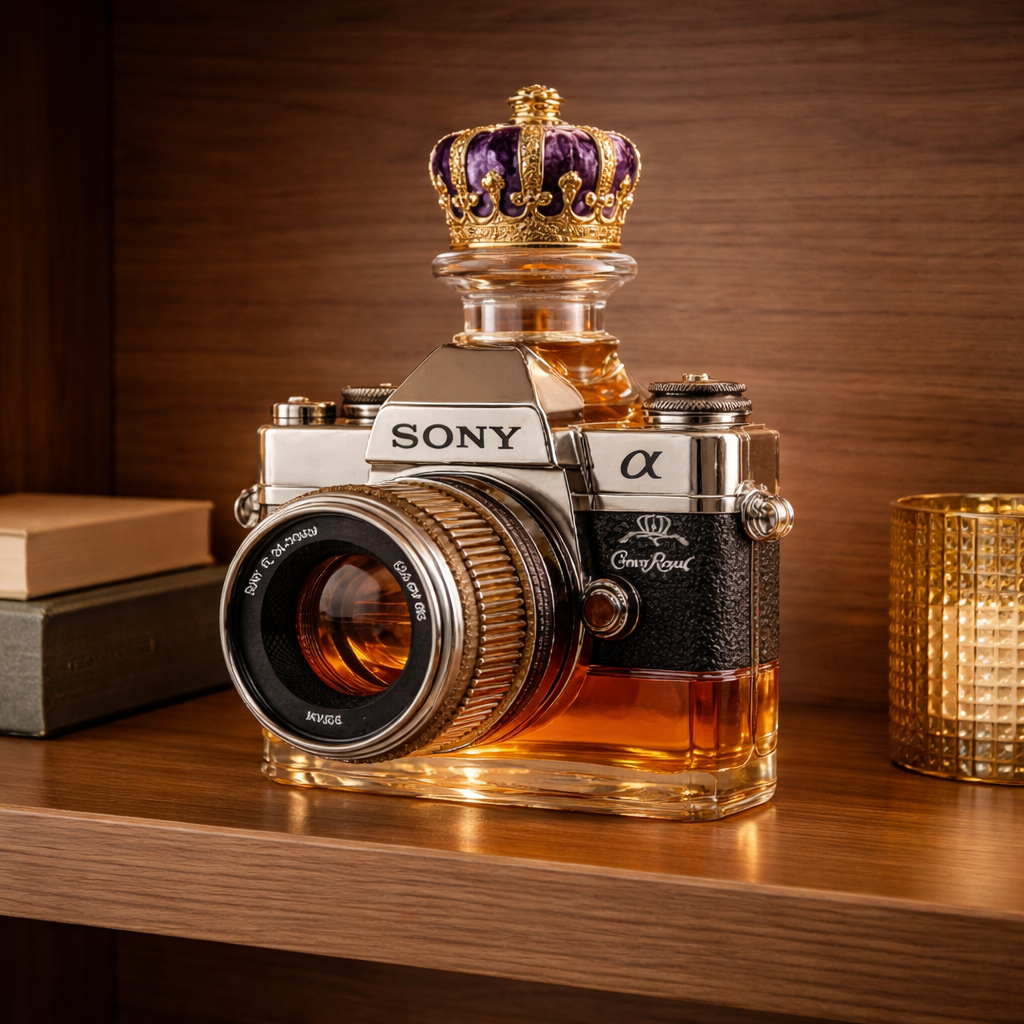 Viskio grafinas „Fotoaparatas“
