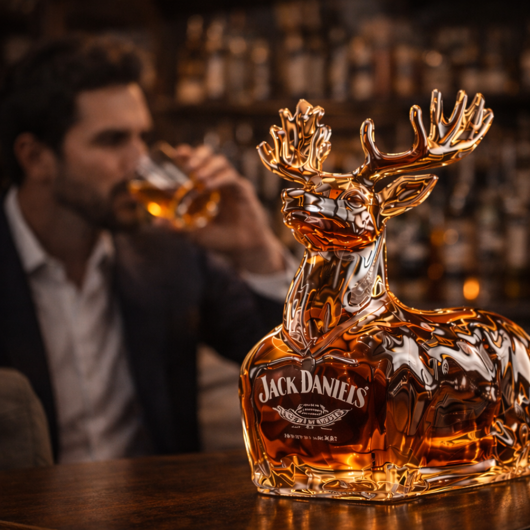 Jack Daniel's viskio grafinas „Šiaurės elnias“