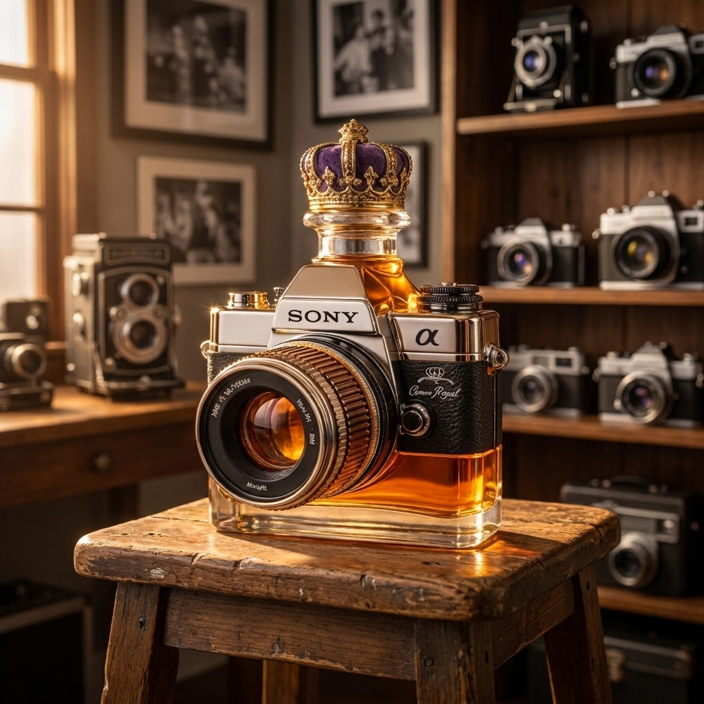 Viskio grafinas „Fotoaparatas“